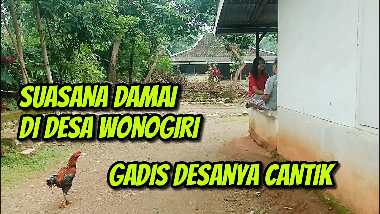 Sejuk,Damai Suasana Kampung Gedawung Wonogiri Dan Pesona Gadis Cantik Desanya