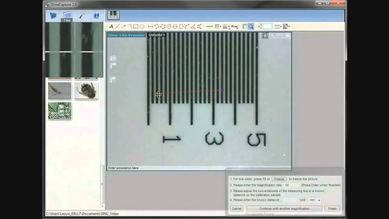 DinoCapture 2.0: Measurement Tutorial