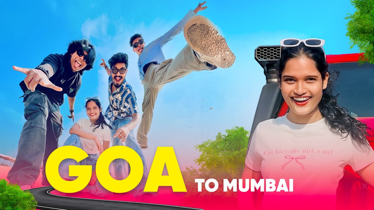 Kerala to GOA Drive 😱 Day 3 : Goa to Mumbai - Chattambees