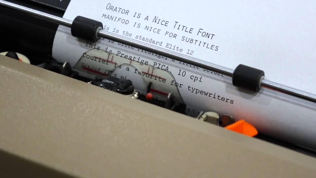 IBM Selectric II Typewriter Golf Ball Madness!