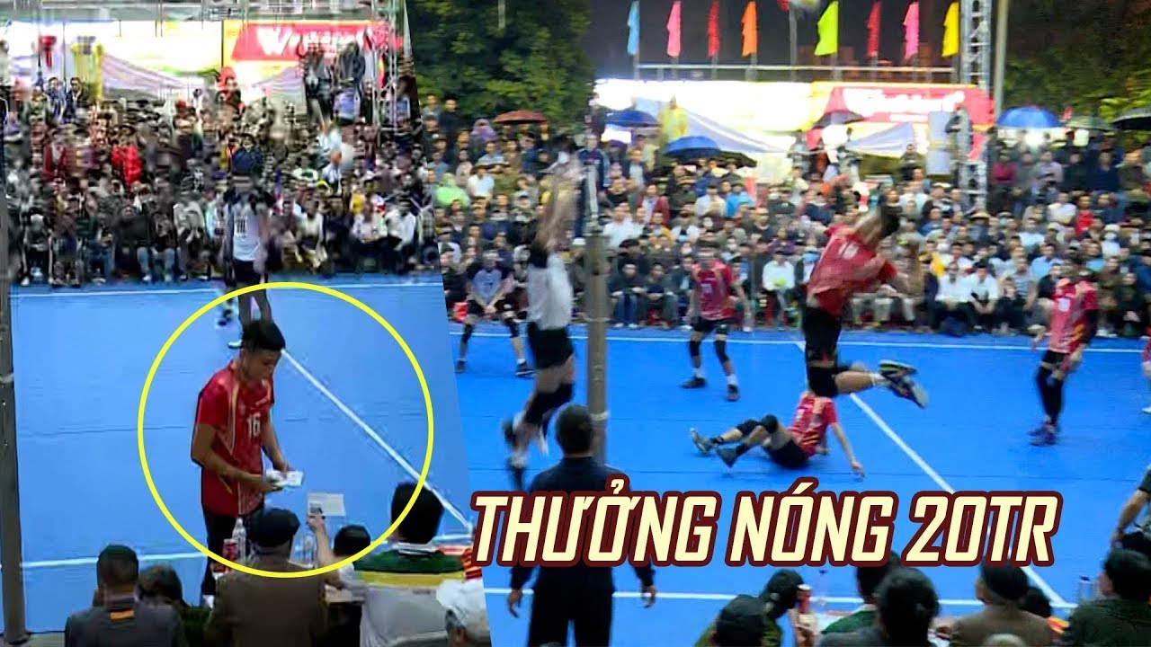 Đẳng cấp  Quốc Duy chỉ với một cú đánh được thưởng ngay hàng chục triệu đồng khi tham gia hội làng