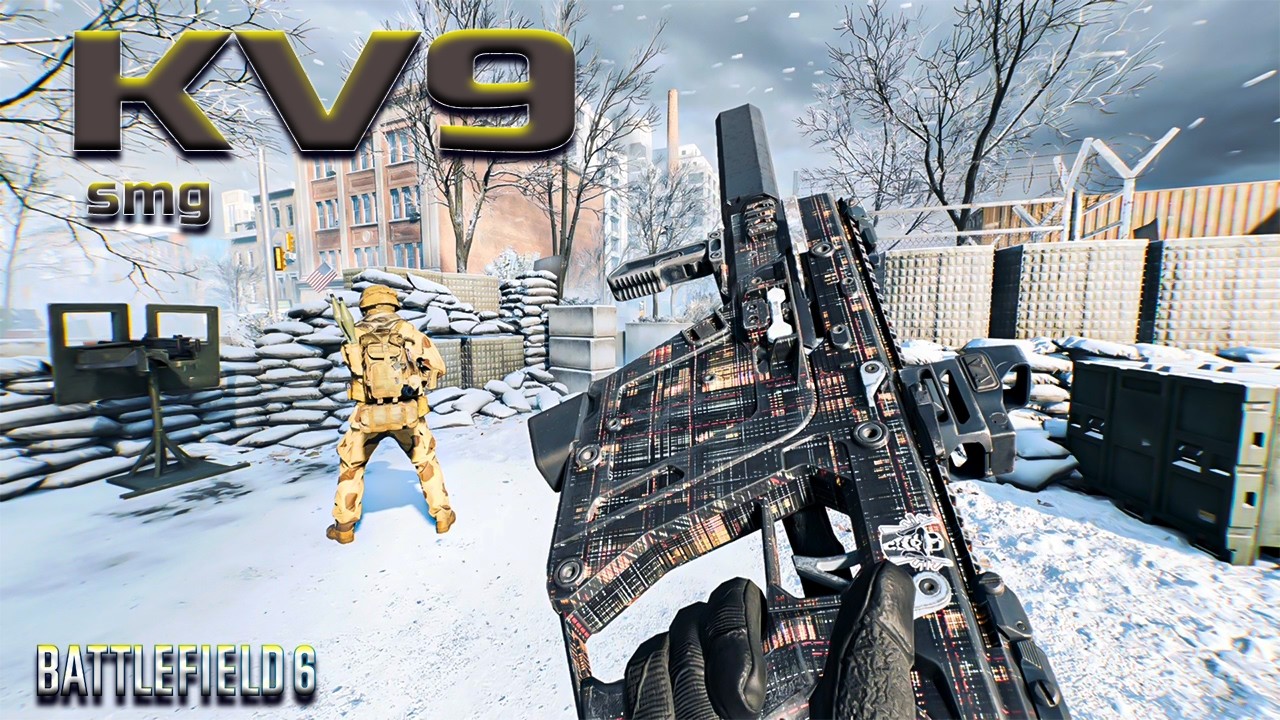 Комплект снаряжения KV9 Smg Melts в Battlefield 6