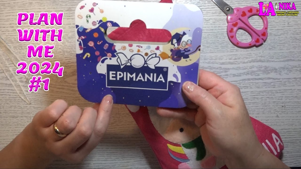 PLAN WITH ME 2024 WEEK 1 DECORAZIONE AGENDA TEMA EPIFANIA + APRO CALZA UNICORNO By Nika