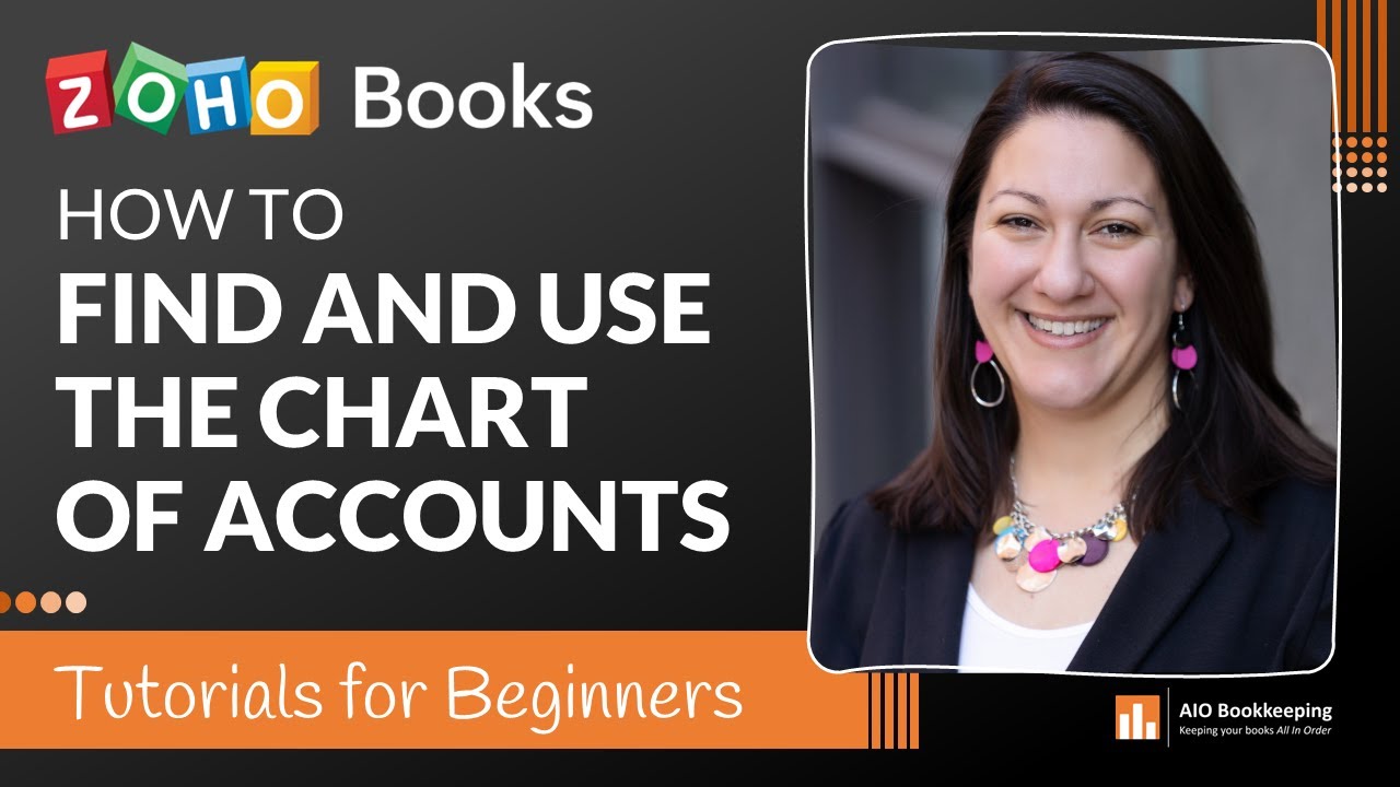 How to Find and use the Chart of Accounts in Zoho Books