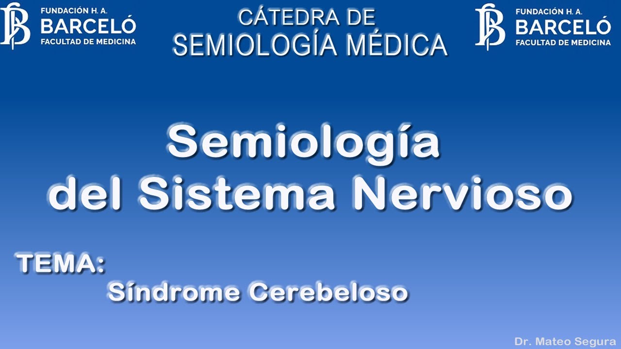 Seminario Síndrome Cerebeloso