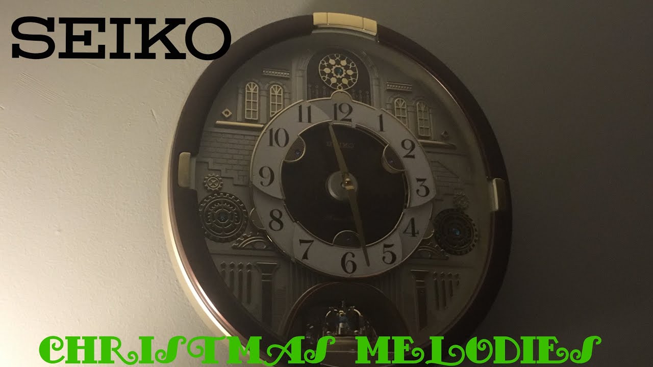 Seiko QXM377BRH Christmas melodies