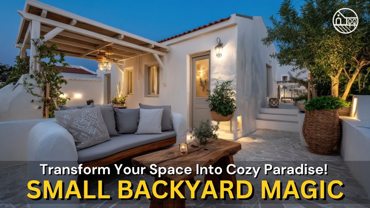 How to Turn a Small Backyard into a Cozy Outdoor Paradise