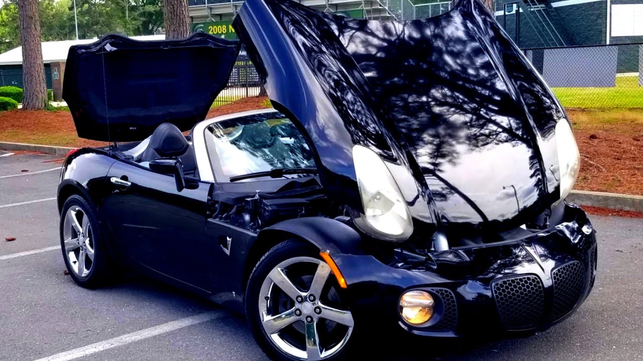 МОЙ PONTIAC SOLSTICE GXP 2007 ГОДА! ОБОЙДИТЕ И ОБЗОРИТЕ!