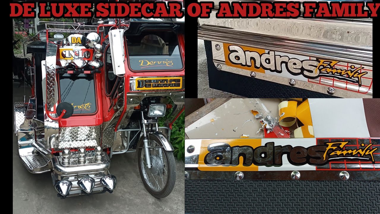 STICKER || DE LUXE SIDECAR OF ANDRES FAMILY