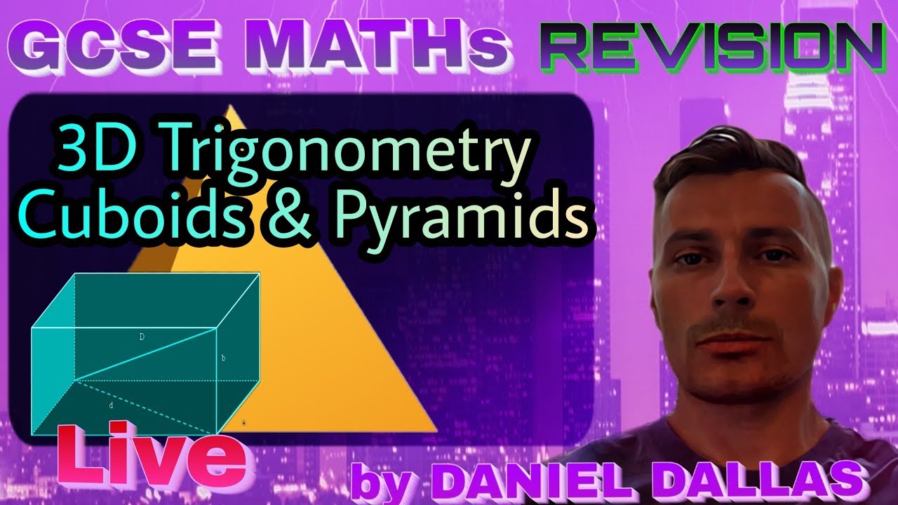 GCSE Maths Revision 3D Trigonometry Angle between a line and a plane | Angles between two planes 📢🌏