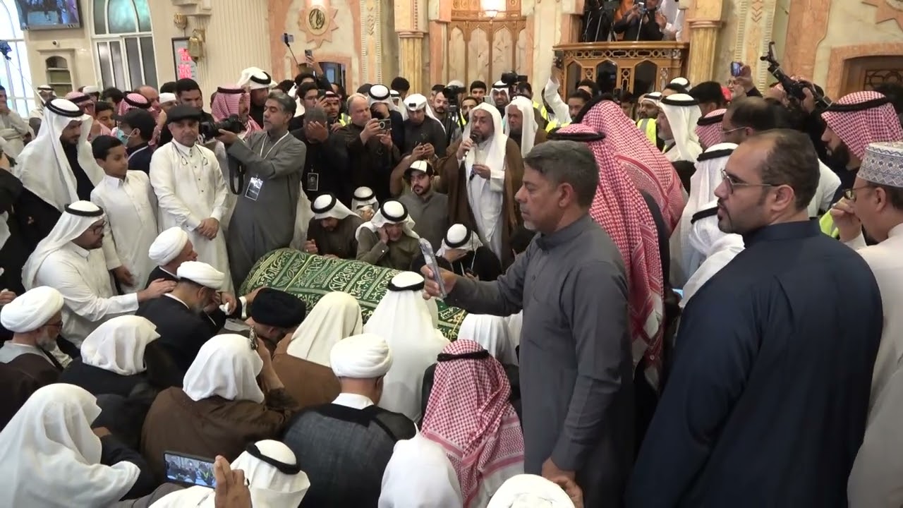 نعي الشيخ محمد السمين | في تشييع المرحوم آية الله سماحة السيد علي الناصر رحمه الله