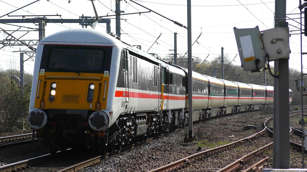 89001 Rides the rail again on a Crewe-Tebay test run @ Wigan Wednesday 18/03/2026