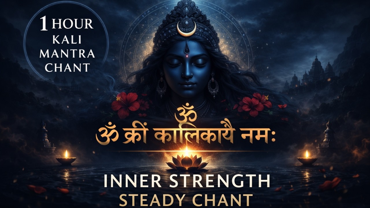 Ancient Kali Mantra for Inner Strength | 1 Hour Deep Steady Chant #KaliMantra,#KaliMantraMeditation,