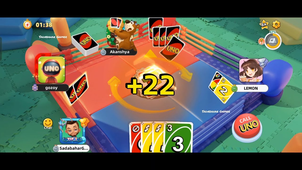 UNO! Mobile | Fun Pack Side 2 Side | Gameplay 22 | @SadabaharGamerOfficial