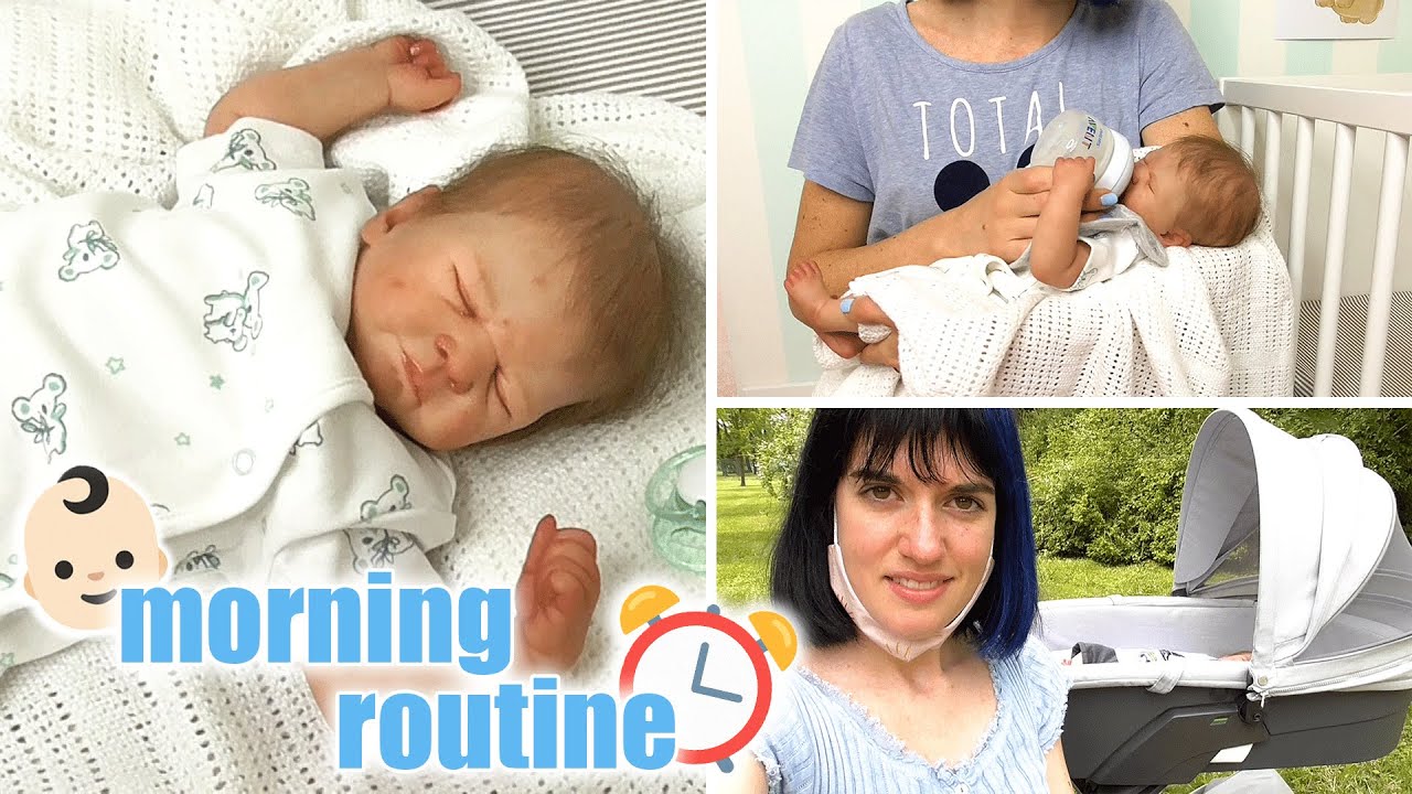 Morning Routine di Oliver Bambola Reborn 👶🏻 con Passeggiata 🌳