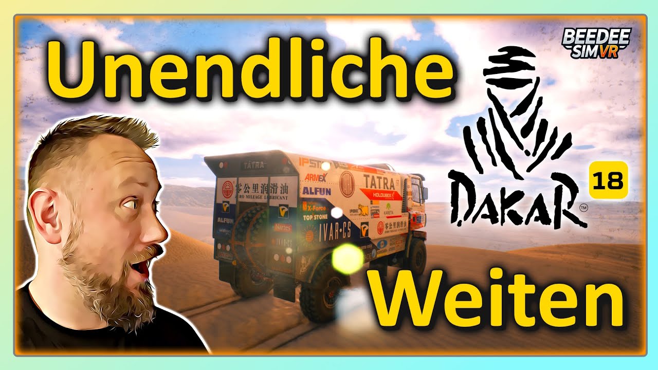 Dakar 18 mit UEVR - Rally ganz anders mit Pimax Crystal und Fanatec CSL DD Pro