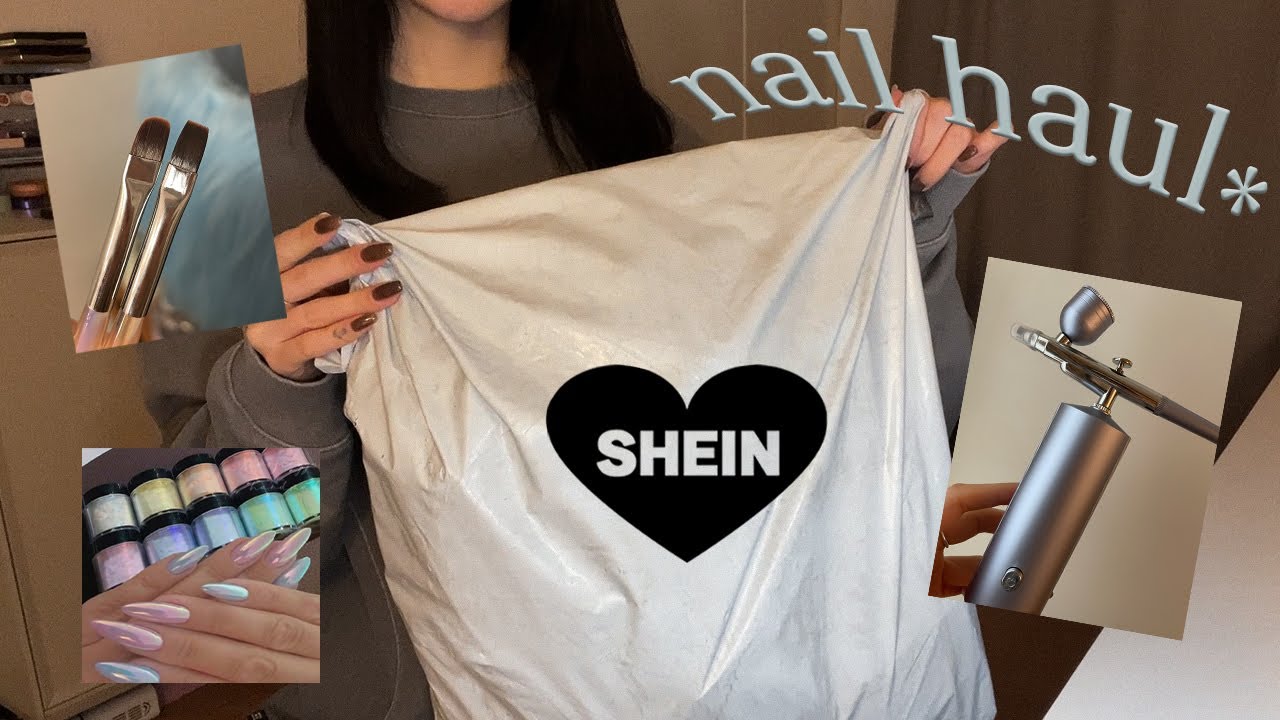 쉬인 셀프네일 재료 언박싱📦  (´▽`ʃƪ)✨ | 네일재료 | 쉬인 언박싱 | 쉬인 네일하울 | SHEIN