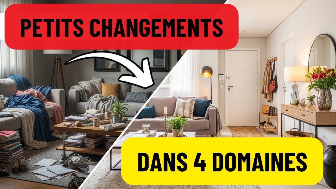 ✨ Petits changements dans 4 endroits qui rendent la maison plus belle