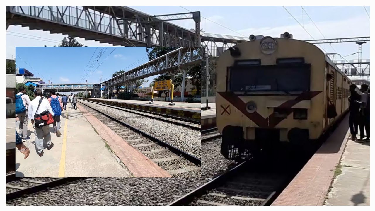 Bangalore to Whitefield Full Journey onboard Bengaluru Suburban Railway MEMU
