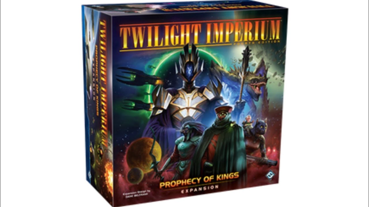 Unboxing Twilight Imperium: Prophecy of Kings expansion