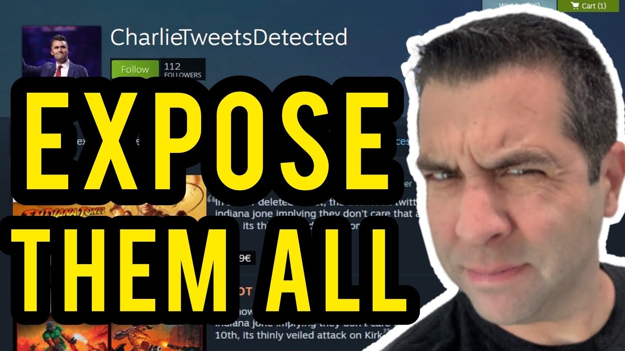 Steam Curator Lists Game Devs CELEBRATING Charlie Kirk&rsquo;s Death!