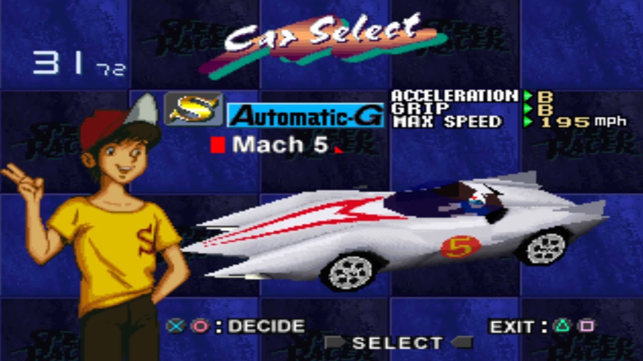 Speed Racer All Cars [PS1]