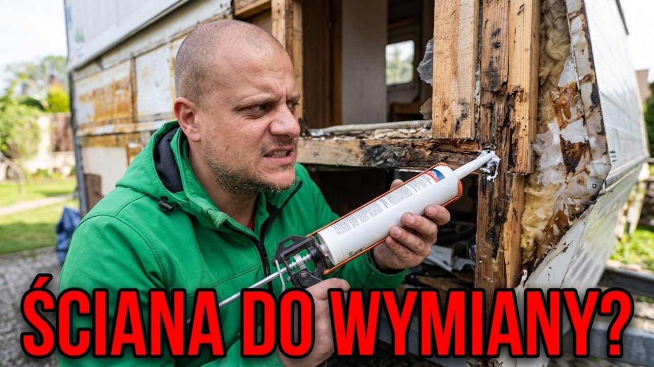 Czy to sie uda? Naprawiam ścianę kampera !!!