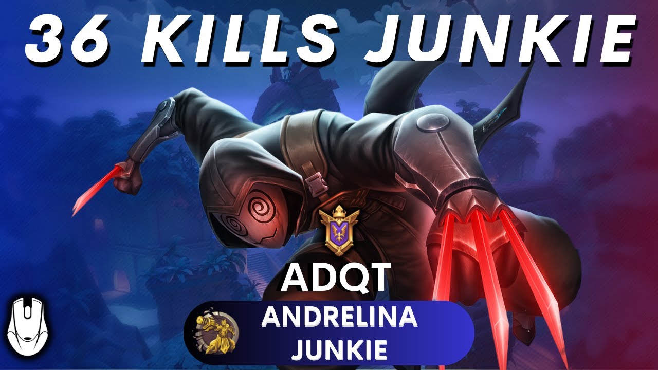 36 Kills Koga Andrenaline Junkie Adqt (Grandmaster) - Paladins Competitive Gameplay