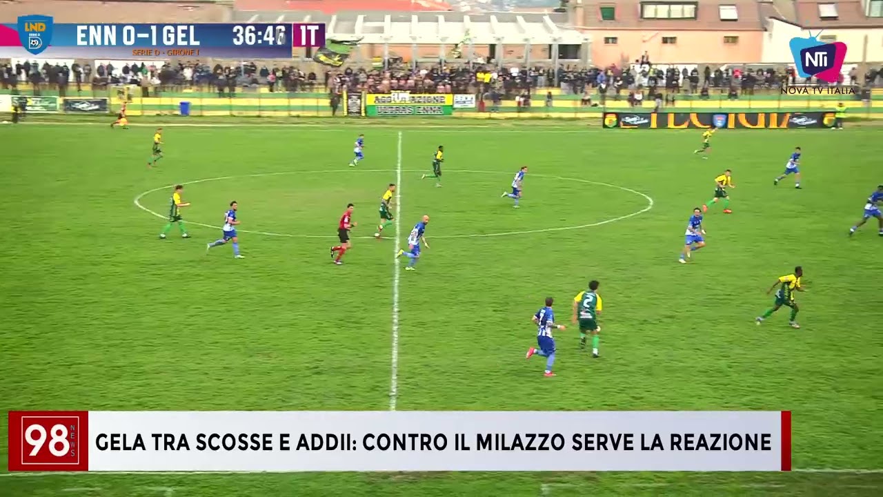 GELA TRA SCOSSE E ADDII CONTRO IL MILAZZO SERVE LA REAZIONE