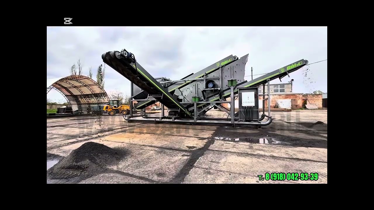 Мобильный сортировочный комплекс “Baho” с грохотом ГИС-43