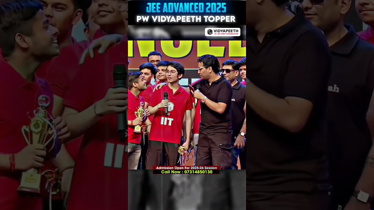 Wait For It 💀 JEE Advanced 2025 Topper! #shorts