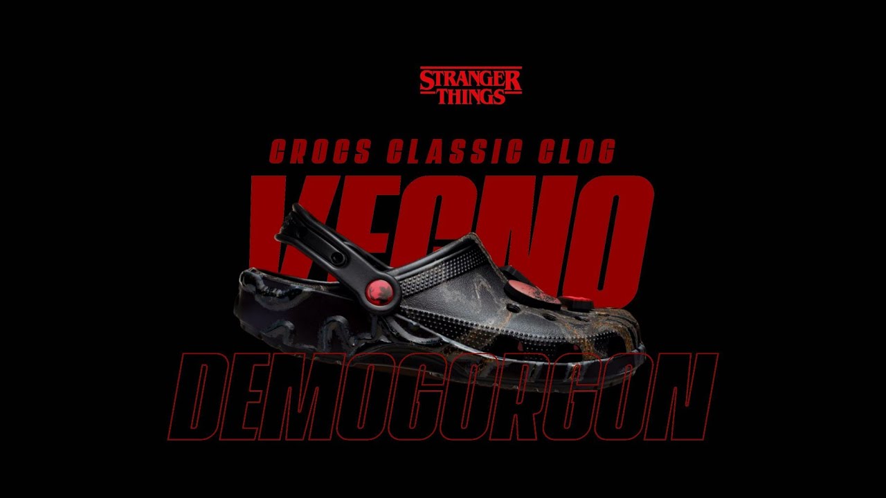 Первый взгляд + ИНФОРМАЦИЯ О КРОССОВКАХ Stranger Things x Crocs 2025 – самая жуткая коллаборация ...