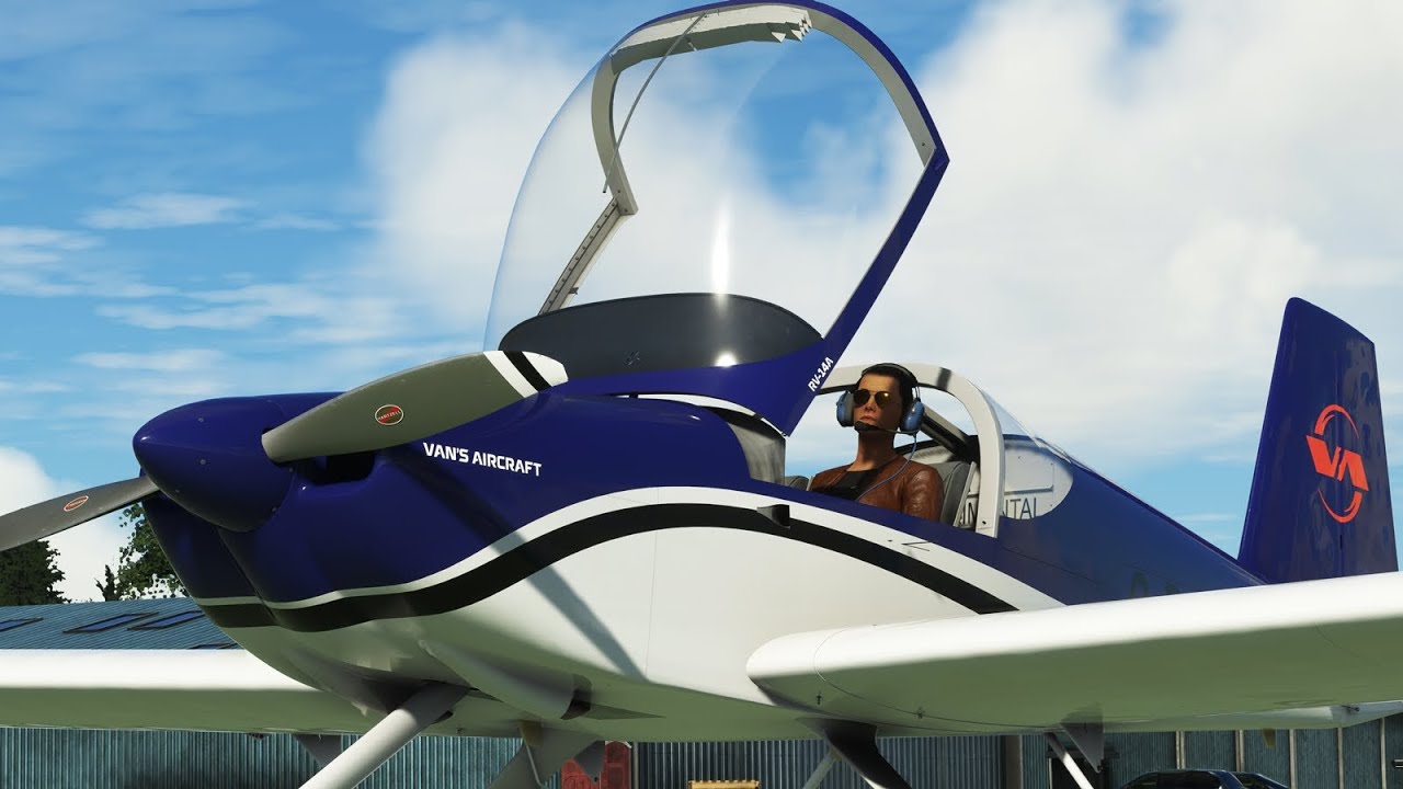 Долгожданный взгляд на Vans RV-14 в Microsoft Flight Simulator