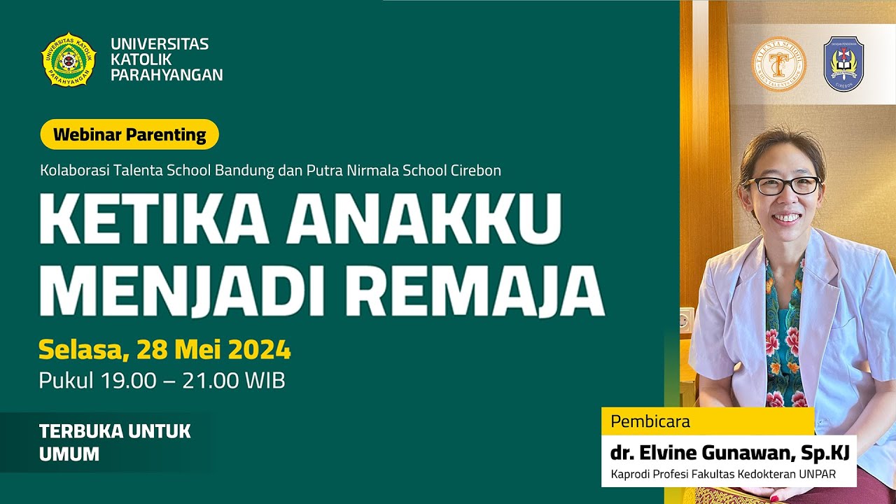 WEBINAR // Ketika Anakku Menjadi Remaja