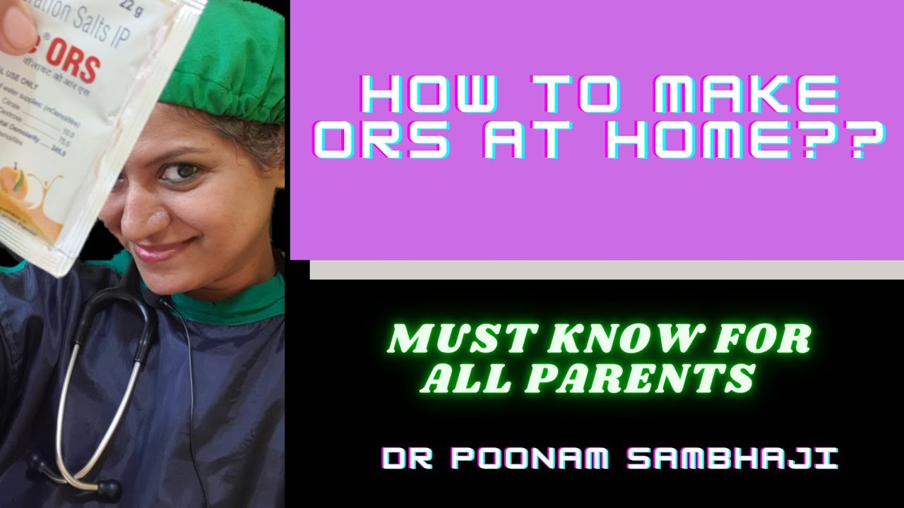 HOW TO MAKE ORS AT HOME?