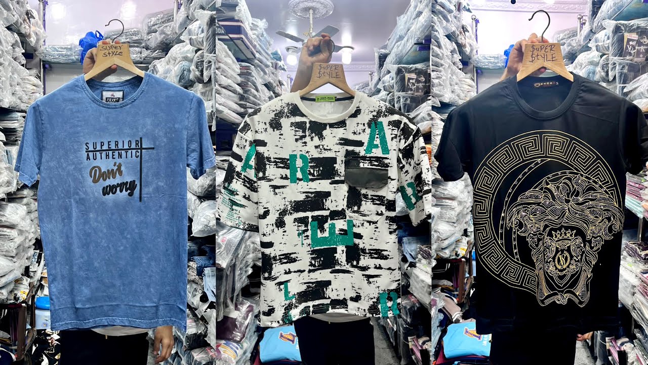 Super style🥳/ Export quality T-shirts & baggy jeans / Mumbai wholesale market / Mumbai manufacturer