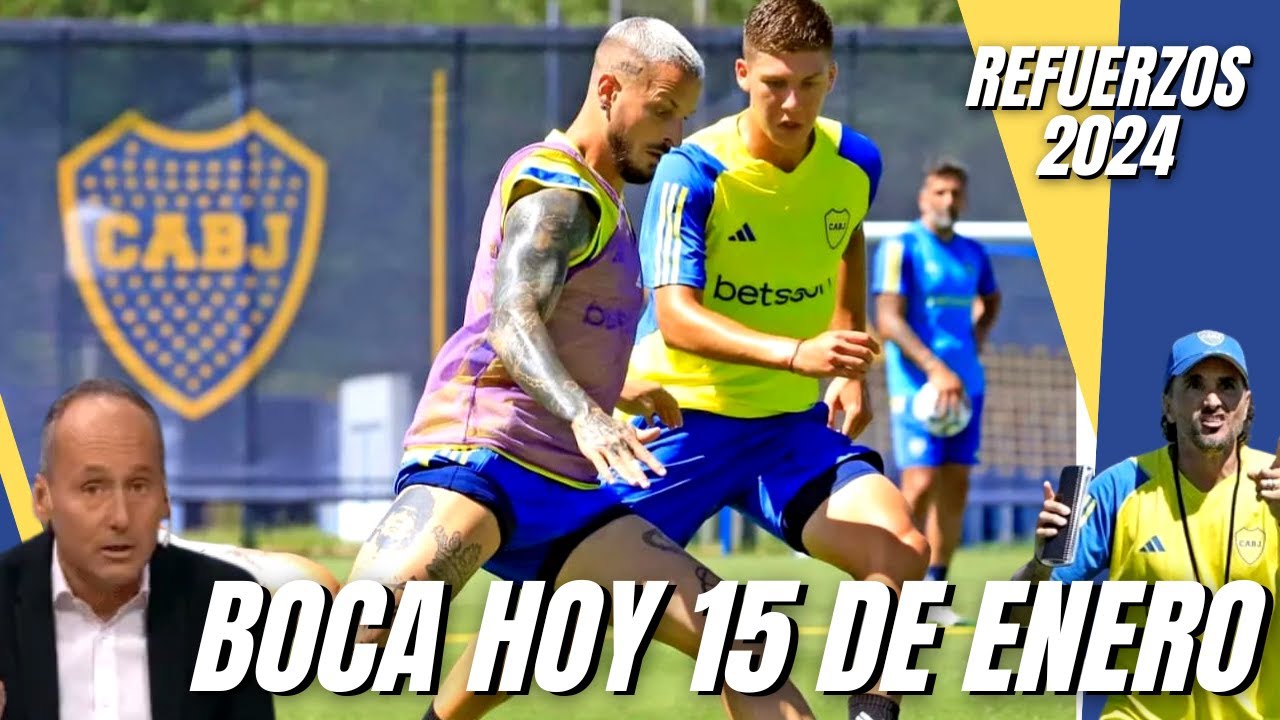 BOCA HOY el Xeneize en su primer partido de 2024-REFUERZOS y Marcos Rojo
