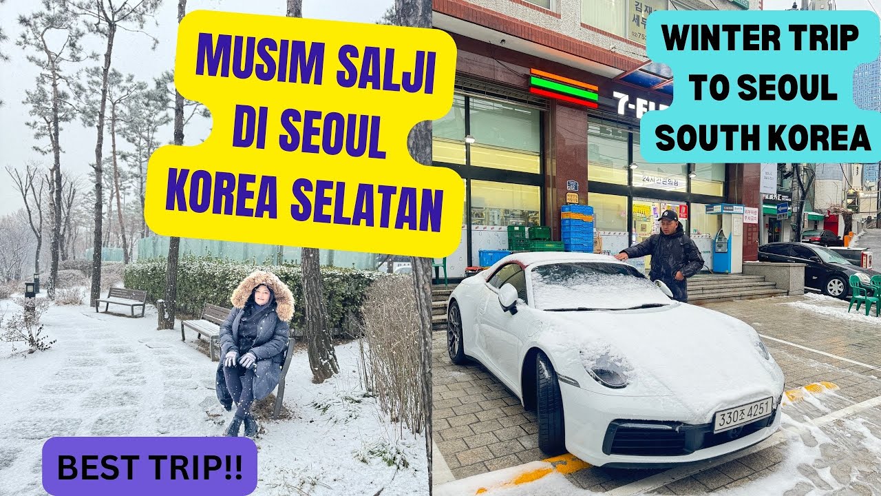 winter in seoul korea  / musim sejuk di korea