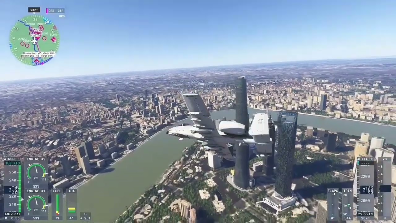 Shanghai tower & A1 warthog