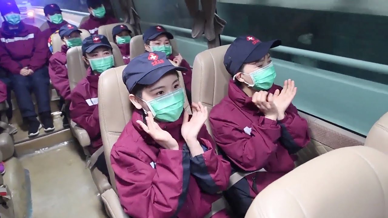 Medics hold back tears as mission COVID-19 concludes in Wuhan