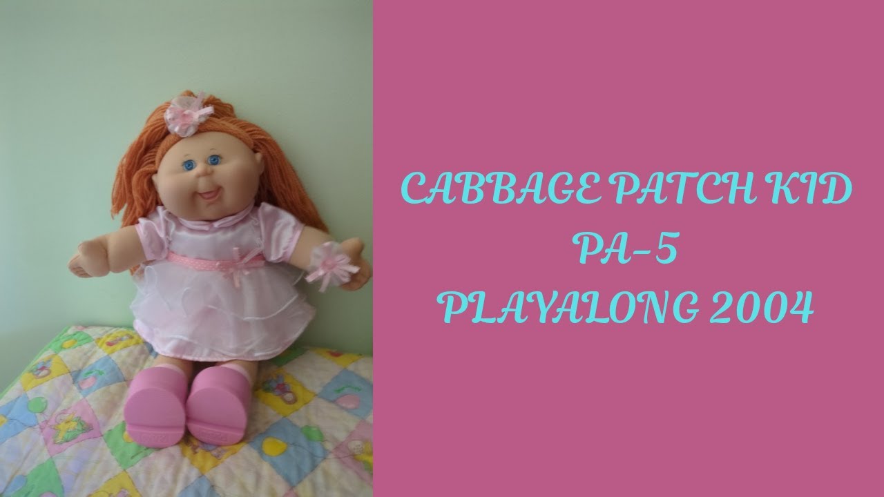 Adult Doll Collector Cabbage Patch Kid PA-5 PlayAlong 2004👧🏼