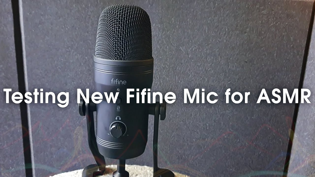 Testing New FIFINE K690 Microphone for ASMR