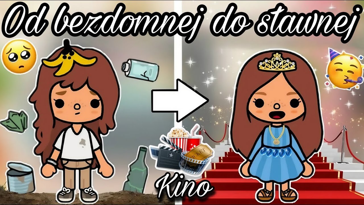 😪 BEZDOMNA A POTEM AKTORKA 🤩 | KINO FILM | MEGAPACK | TOCA BOCA HISTORYJKI PO POLSKU |