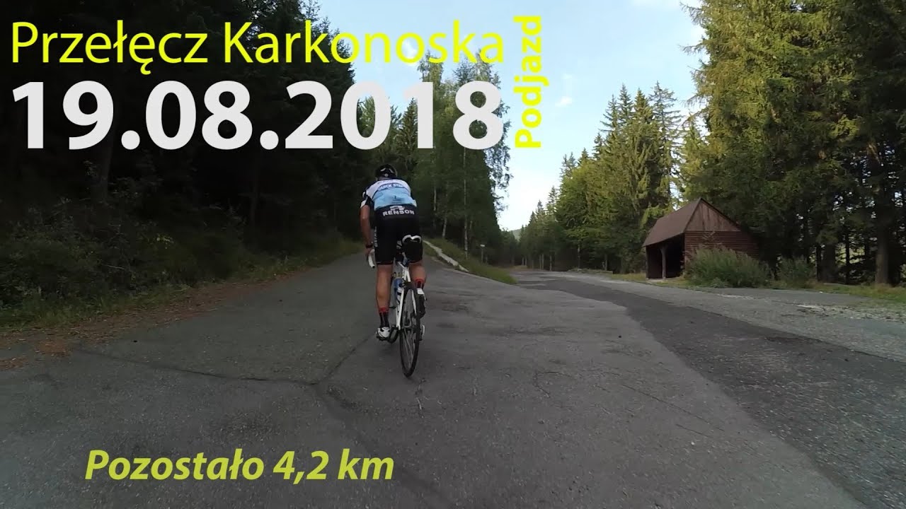 Przełęcz Karkonoska 19.08.2018 - podjazd (ostatnie 4km)