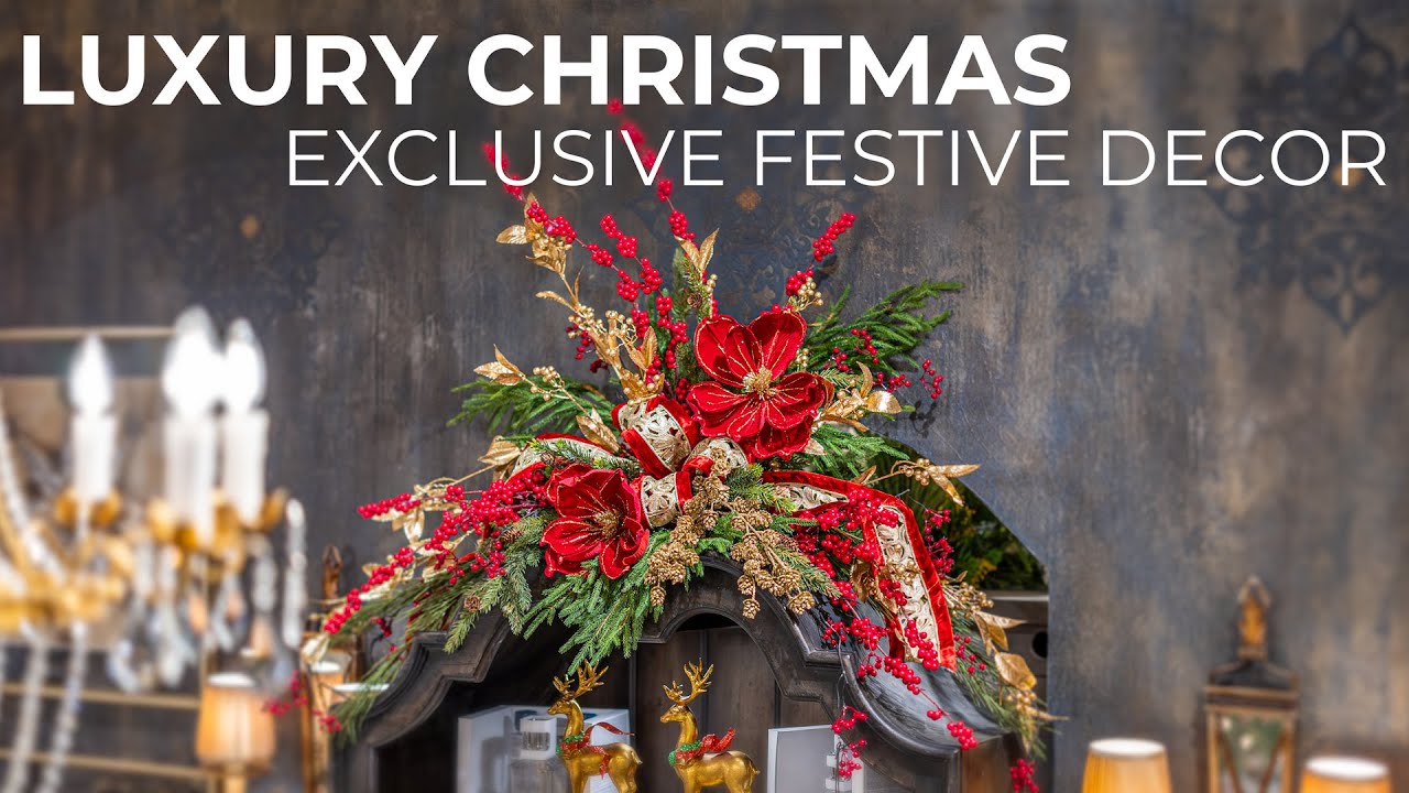 Luxury Christmas Silk Floral Arrangements by Linly Designs