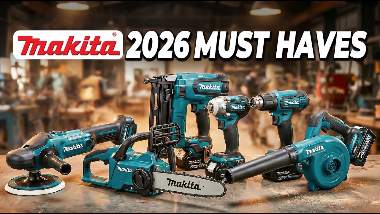 16 незаменимых инструментов Makita, которые понадобятся каждому домашнему мастеру в 2026 году.