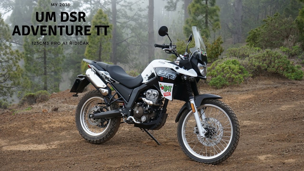 UM DSR Adventure TT 125 - jízdní test na silnici i v terénu