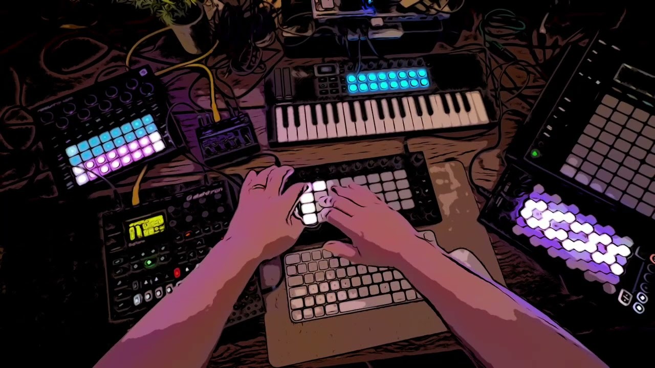 We are islands - Techno trance jam with Ableton Move and Elektron Digitone