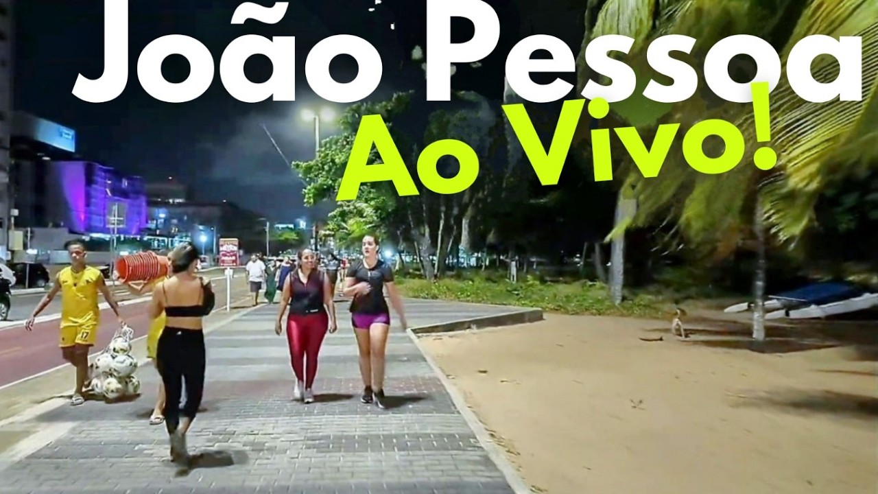 Jo&atilde;o Pessoa Ao Vivo! - Brasil - Caminhada de Ter&ccedil;a-Feira na Praia