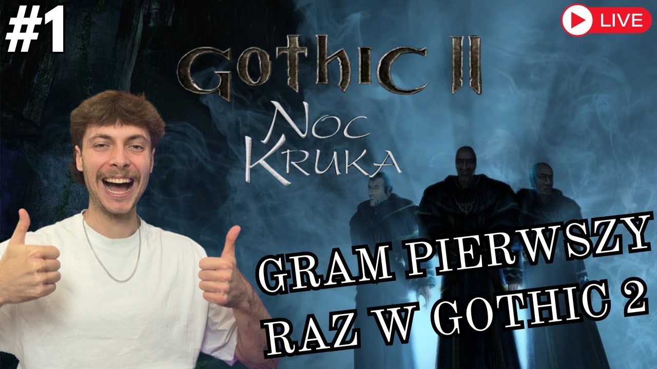 🔴 STREAM 🔴 PIERWSZY RAZ W GOTHIC 2 - Droga do Khorinis!
